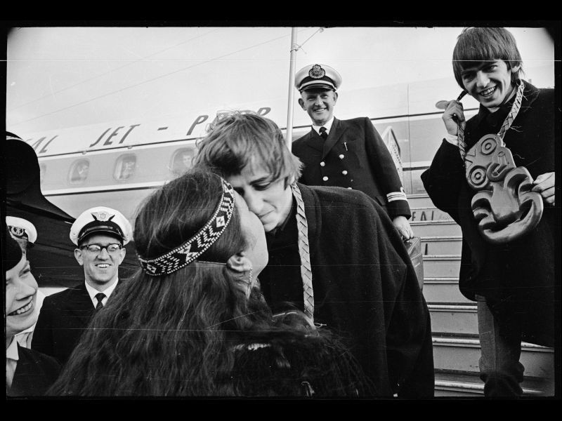 Image result for the beatles in New Zealand in 1964