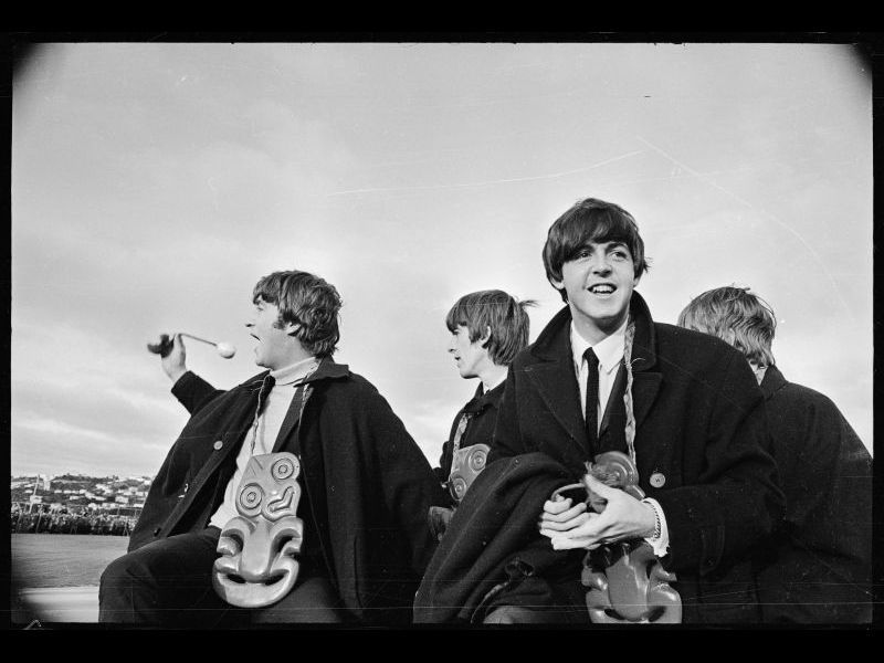 Image result for the beatles tour in New Zealand