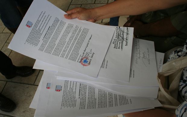 Documents of support for the West Papua National Coalition for Liberation