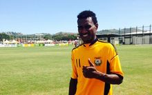 Vanuatu's leading goalscorer against FSM, Jean Kultack.