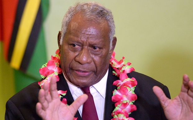 Vanuatu President, Baldwin Lonsdale. 