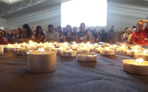 The Te Atatu community turned out in numbers for a memorial service for Cun Xiu Tian