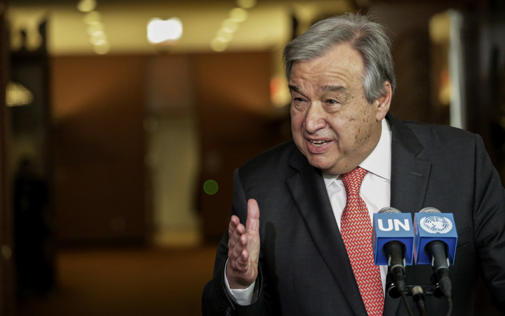  Antonio Guterres Photo: AFP 