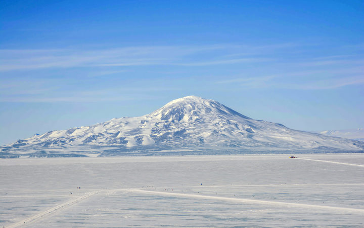 Mt Erebus Ross Island Antarctica.