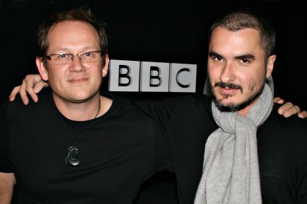Zane Lowe and Andrew Dubber by Sam Coley