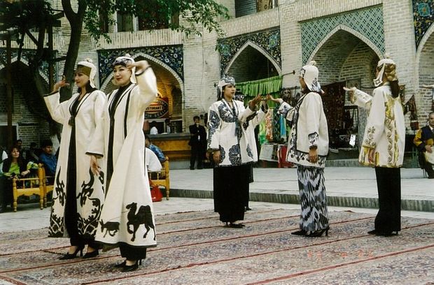 Uzbek dancing.