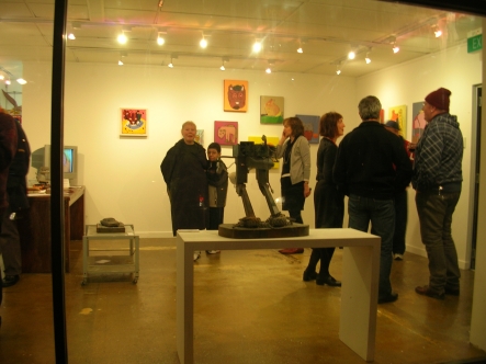 Through a glass darkly - view of Exhibition at ROAR Gallery.