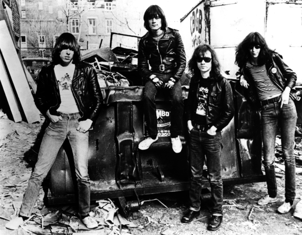 The Ramones at the dump