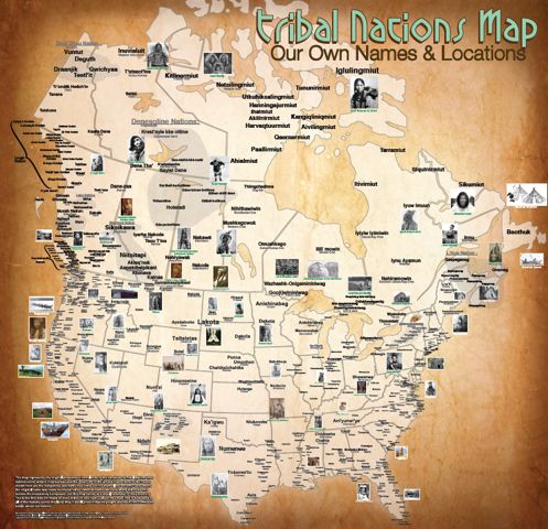 Aaron Carapella Tribal Nations Map combo