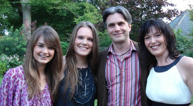 Mark Tucker and his family