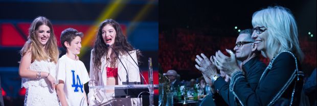 Lorde and family at the NZMA Photos Topic Pictures
