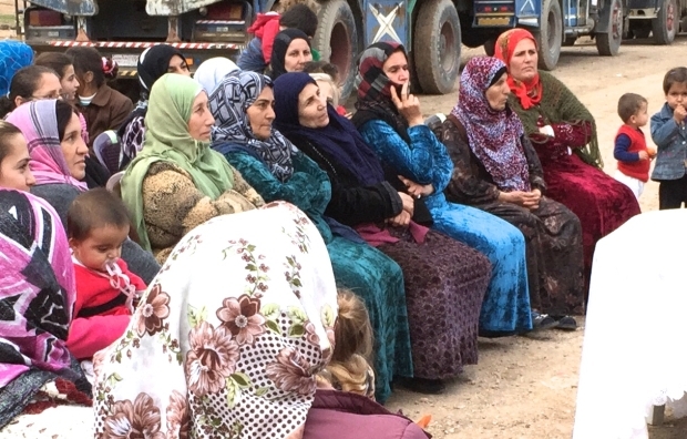 A women s assembly in the city Qamishlo