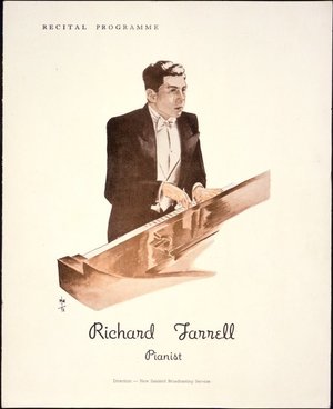 New Zealand Broadcasting Service Recital programme Richard Farrell pianist ATL