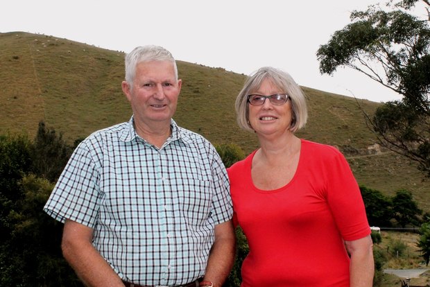 Cable Bay farmers Ian and Barbara Stuart