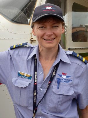 MAF Arnhem Land Chief Pilot Lisa Curran Image courtesy of MAF New Zealand