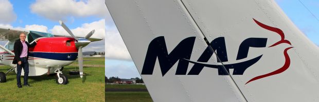 the tail of ZK MAF showing the MAF livery Image taken by Lisa Thompson
