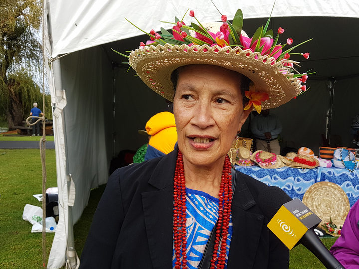 Supporter of the Niue village at Pasifika Festival 2018, Sally Ikinofo