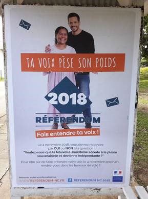 New Caledonia referendum poster
