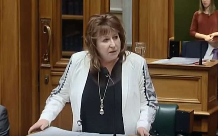 Clare Curran answering questions in parliament, 5 September 2018