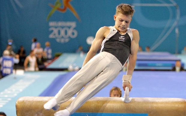 New Zealand gymnast Mikhail Koudinov. 
