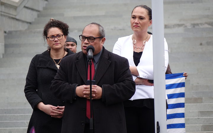 New Zealand MPs (from left   ) Louisa Wall, Su'a William Sio and Carmel Sepuloni.