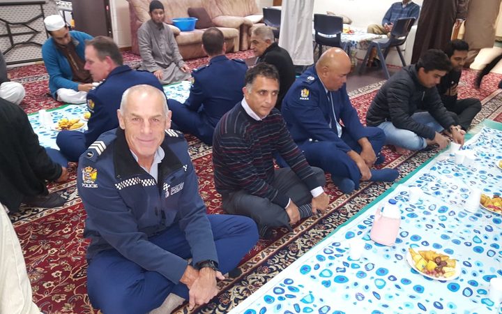 Officers joined Muslims for Iftar at NZMA's Islamic centres and mosques this year.