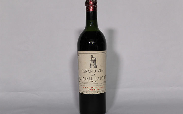 A 1945 bottle of Château Latour is set to go on auction in Auckland next week. The reserve has been set at $4,000. 
