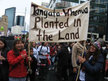 Tangata whenu planted in the land