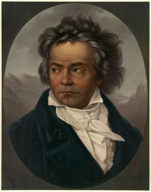 Ludwig van Beethoven by L Prang Co
