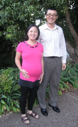Eva Chen and Ken Shi from the Chinese Parents Support Service Trust