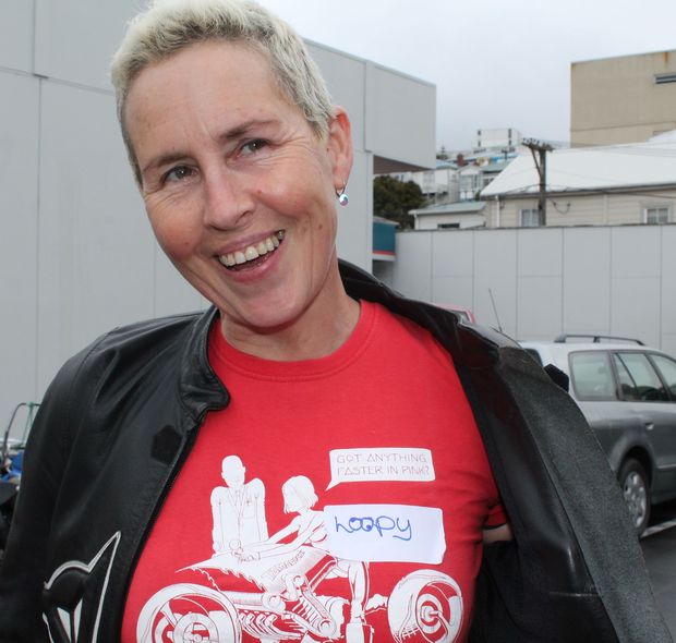 Bikes Lynda Loopy Barry President of Women s International Motorcycle Association NZ