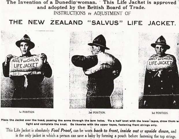 Lifesaver Instruction photograph modelled by Llewellyn Beaumont