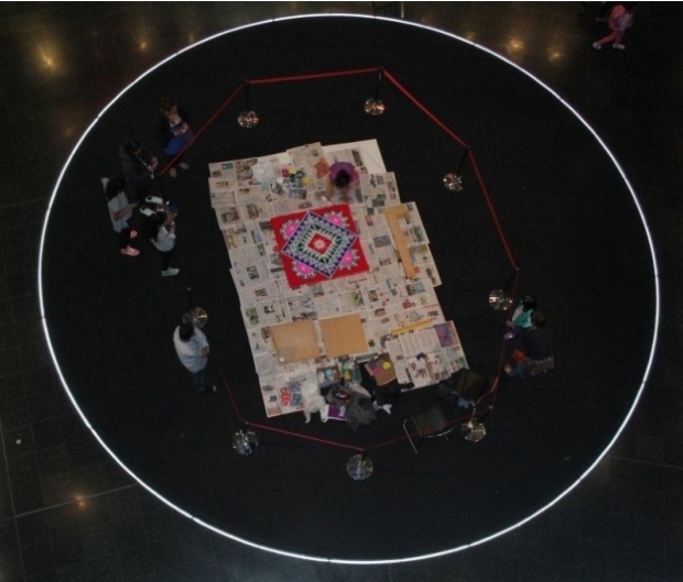 The view from above in Te Papa
