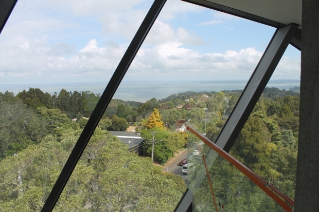 View over Manukau Harbour from the gallery s viewing platform