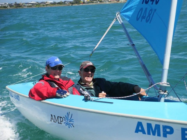 Sailing coach Katy Kenah and one of Sailability s newest recruits