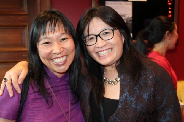 Playwright and Producer Renee Liang with AET Linda Lim Chinese New Year Festival
