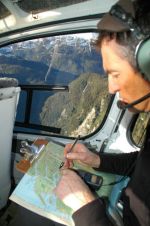 SimonCox plotting location of landslides in Fiordland