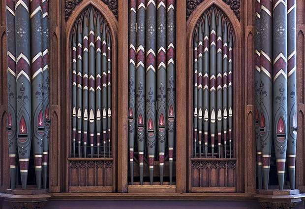 Berlin Musical instruments pipe organ detail