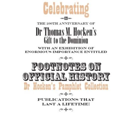 Dr Hocken's Pamphlet Collection