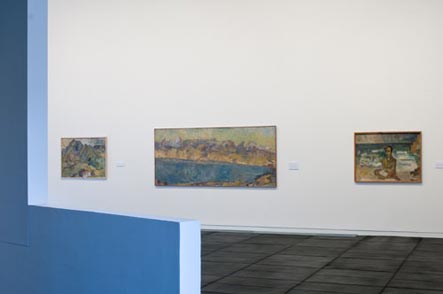 Installation view of works by M T Woollaston, Adam Art Gallery Victoria University of Wellington