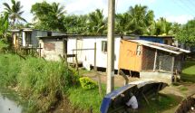 Fiji homes and boat