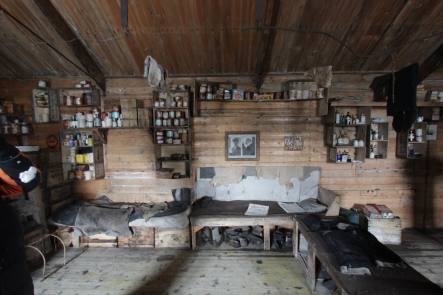 Inside Shackleton s Nimrod Hut at Cape Royds