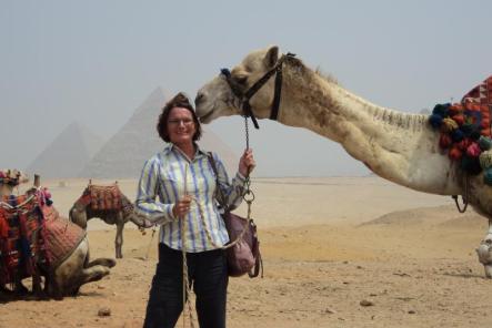 Jo Hutchinson in Egypt
