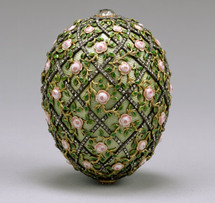Faberge Rose Trellis Egg