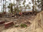 Cyclone damage in Myanmar