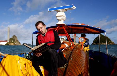 Taranaki Cathedral Dean Jamie Allan takes his King James Bible Readathon offshore