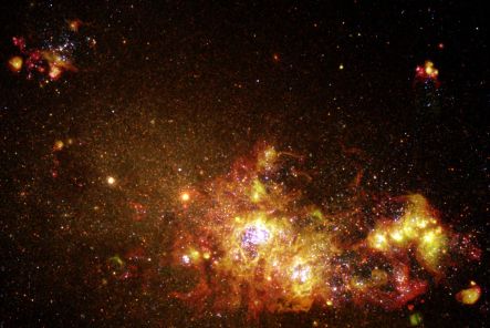 clusters of new stars